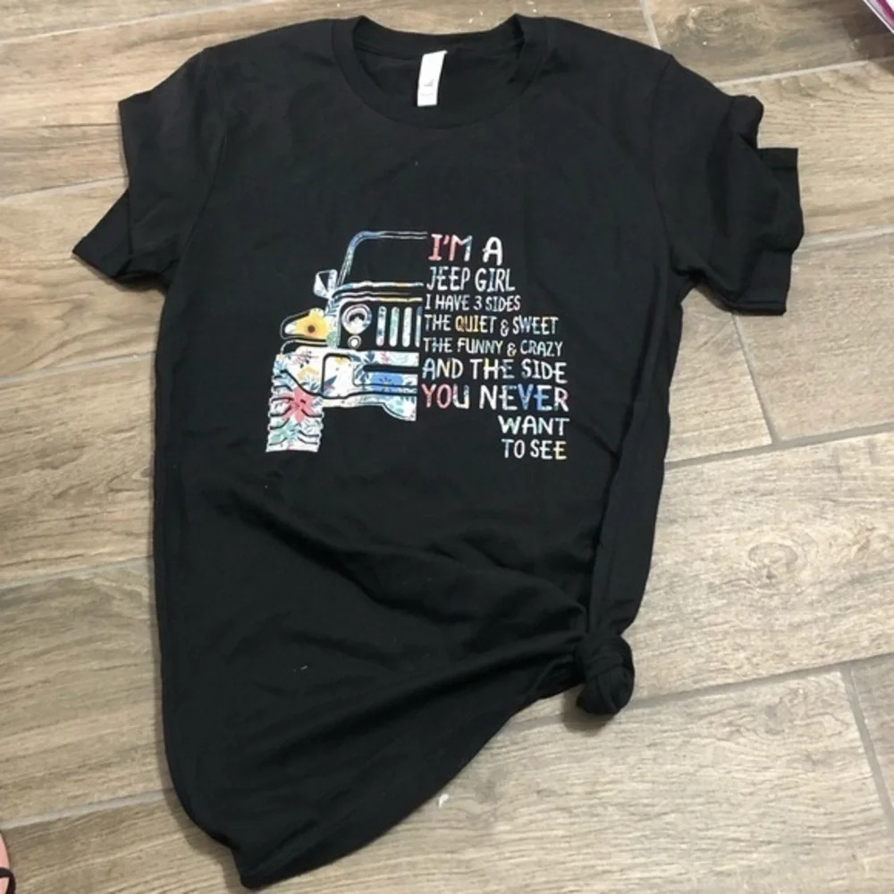 NWT Bella canvas boutique graphic tee tshirt outdoor 4x4 adventure floral